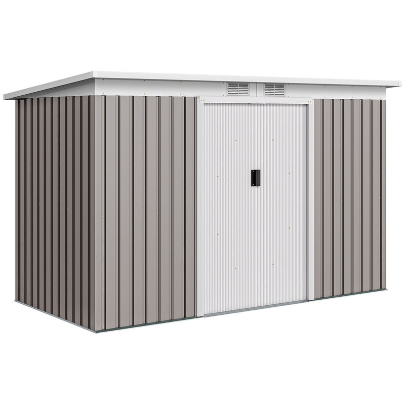 Cobertizo de Jardín Acero Galvanizado Outsunny
