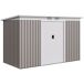 Cobertizo de Jardín Acero Galvanizado Outsunny Cobertizo de Jardín Acero Galvanizado Outsunny Gris