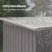 Cobertizo de Jardín Acero Galvanizado Outsunny Cobertizo de Jardín Acero Galvanizado Outsunny Gris
