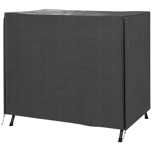 Outsunny Capa para Baloiço de Jardim Exterior, Capa de Baloiço em Tecido Oxford 600D com 2 Fechos, Impermeável, 177x114x152 cm, Cinzento Escuro