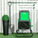 Compostador Acero, PP Outsunny Compostador Acero, PP Outsunny Negro