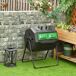 Compostador Acero, PP Outsunny Compostador Acero, PP Outsunny Negro
