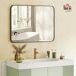 Espejo de Baño Vidrio, Metal HOMCOM, hogar - baño Espejo de Baño Vidrio, Metal HOMCOM, hogar - baño Negro