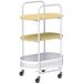 Carrito Auxiliar MDF, Acero HOMCOM, hogar - cocina Carrito Auxiliar MDF, Acero HOMCOM, hogar - cocina Blanco