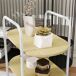 Carrito Auxiliar MDF, Acero HOMCOM, hogar - cocina Carrito Auxiliar MDF, Acero HOMCOM, hogar - cocina Blanco