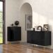 Aparador HOMCOM, hogar - muebles de comedor Aparador HOMCOM, hogar - muebles de comedor Negro