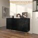 Aparador HOMCOM, hogar - muebles de comedor Aparador HOMCOM, hogar - muebles de comedor Negro