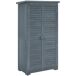 Cobertizo de Madera Madera de Abeto Outsunny Cobertizo de Madera Madera de Abeto Outsunny Gris