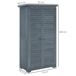 Cobertizo de Madera Madera de Abeto Outsunny Cobertizo de Madera Madera de Abeto Outsunny Gris