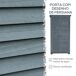 Cobertizo de Madera Madera de Abeto Outsunny Cobertizo de Madera Madera de Abeto Outsunny Gris