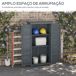Cobertizo de Madera Madera de Abeto Outsunny Cobertizo de Madera Madera de Abeto Outsunny Gris