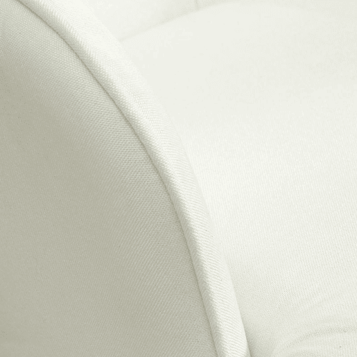 HOMCOM Conjunto de Poltrona Baloiço com Apoio para os Pés Poltrona Relax com Almofada Acolchoada e Anti-Tombo Carga 130 kg Sala de Estar Dormitório 64x89x90 cm Bege