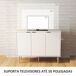Aparador HOMCOM, hogar - muebles de comedor Aparador HOMCOM, hogar - muebles de comedor Blanco
