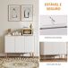 Aparador HOMCOM, hogar - muebles de comedor Aparador HOMCOM, hogar - muebles de comedor Blanco