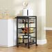 Carrito de Cocina Acero, MDF HOMCOM, hogar - cocina Carrito de Cocina Acero, MDF HOMCOM, hogar - cocina Gris