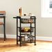 Carrito de Cocina Acero, MDF HOMCOM, hogar - cocina Carrito de Cocina Acero, MDF HOMCOM, hogar - cocina Gris