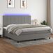 Cama box spring 200x200 Cama box spring 200x200 Gris
