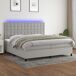 Cama box spring 200x200 Cama box spring 200x200 Azul