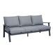 Conjunto Muebles Exterior 4 Piezas Estilo Contemporáneo Conjunto Muebles Exterior 4 Piezas Estilo Contemporáneo Gris