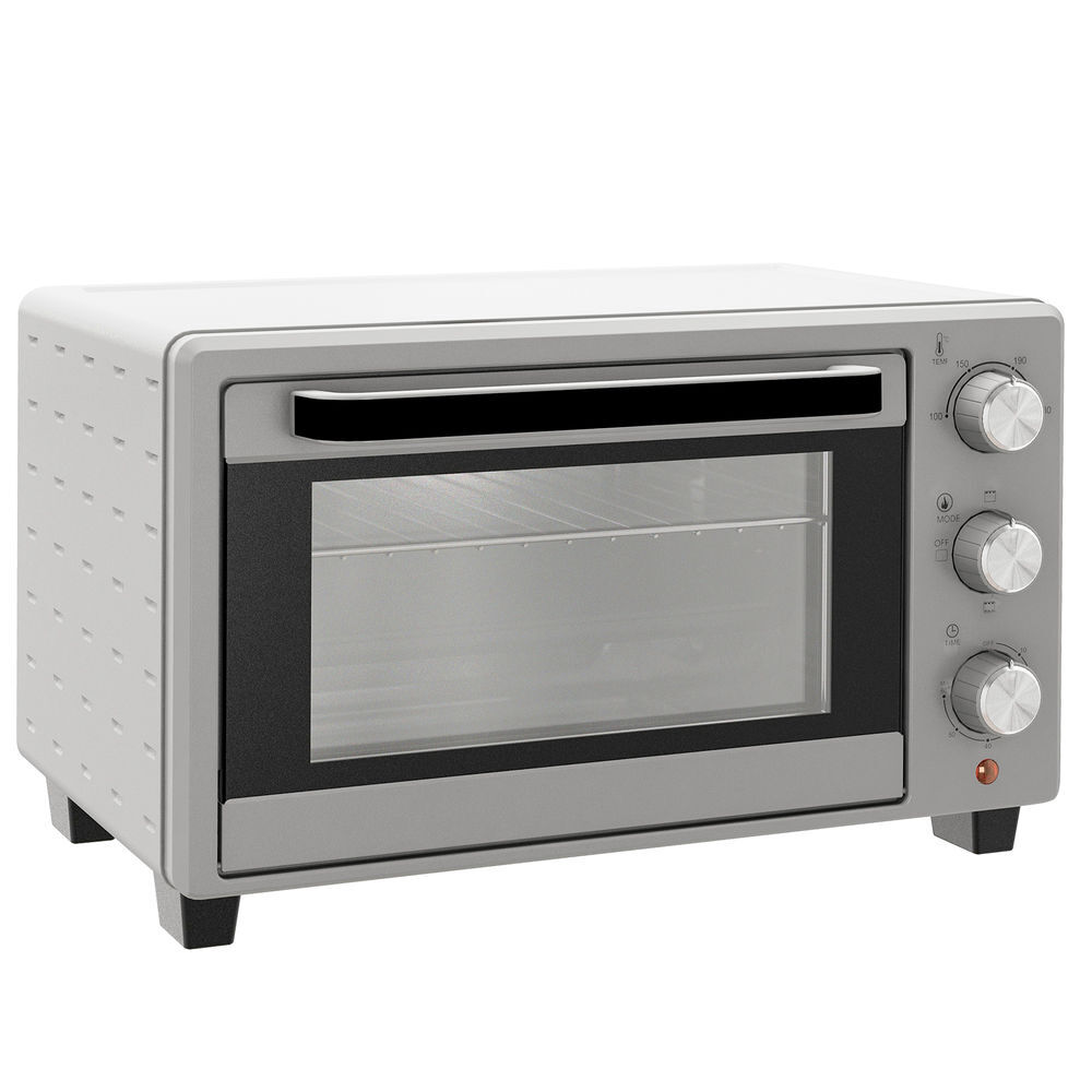 Horno Eléctrico Metal, Vidrio Templado HOMCOM, hogar - cocina