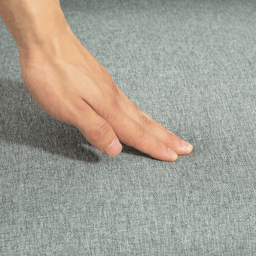 HOMCOM Poltrona Baloiço Moderna Poltrona de Amamentação com Almofada Lombar Encosto Amplo e Base de Madeira Carga 120 kg Poltrona Baloiço para Sala de Estar Dormitório 65x87x84 cm Cinza Claro