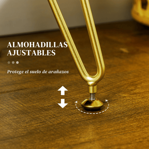 HOMCOM Apoio para os Pés Sala de Estar Apoio para os Pés em Veludo com Pés de Metal e Assento Acolchoado para Dormitório Entrada 76x38x41,5 cm Amarelo