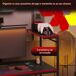 Mesa Gaming HOMCOM, oficina - escritorios Mesa Gaming HOMCOM, oficina - escritorios Negro