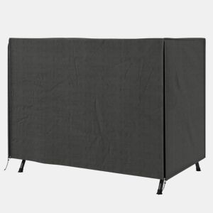 Outsunny Capa para Baloiço de Jardim, Capa para Baloiço Exterior em Tecido Oxford 600D com 2 Fechos Impermeável 205x124x164 cm Cinzento Escuro