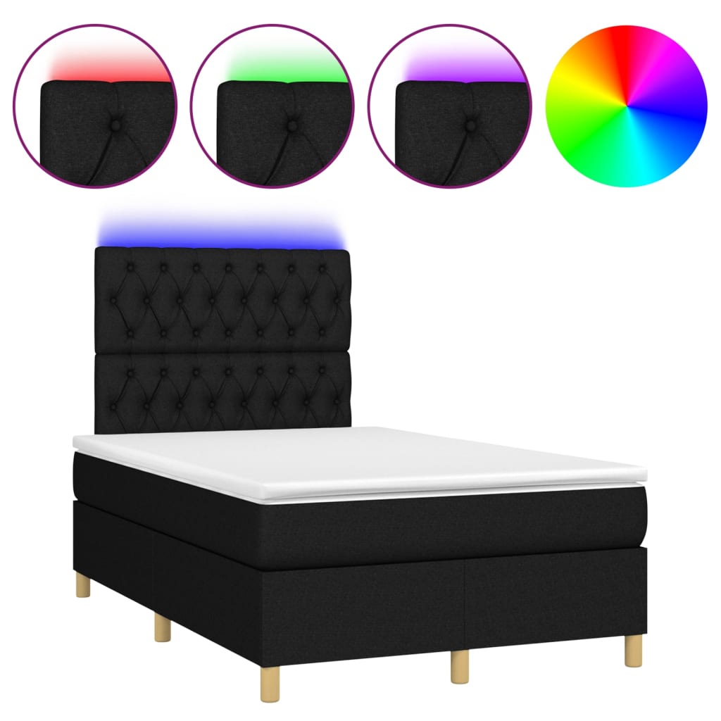 Cama box spring 120x200 Negro