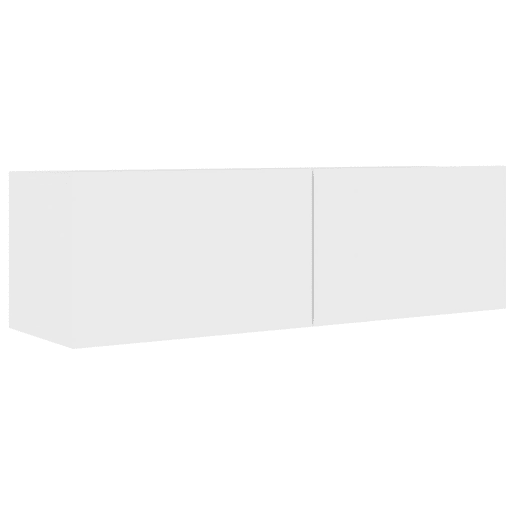 móveis de TV - Armários TV 4 pcs 100x30x30 cm contraplacado branco