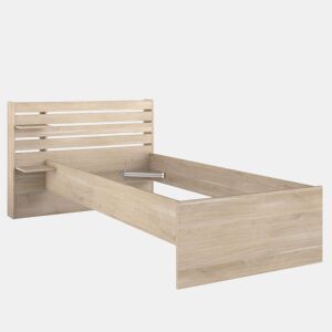 Cama Jovem Eik na cor Carvalho Japonês com cabeceira 90x190-200 cm