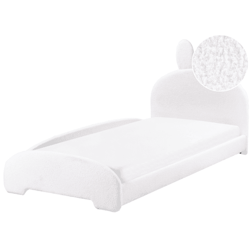 Beliani Cama infantil Bouclé PERROS Beliani Cama infantil Bouclé PERROS