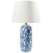 Beliani Lámpara de mesa AIBONITO Beliani Lámpara de mesa AIBONITO Blanco/ Azul