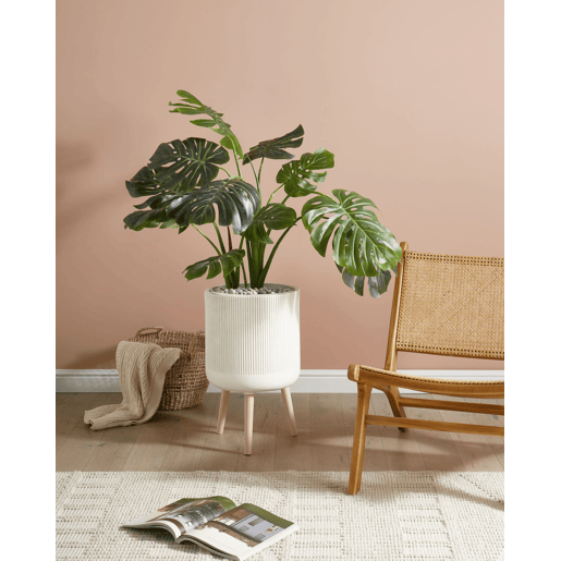 Beliani Vaso alto para plantas MACLURA