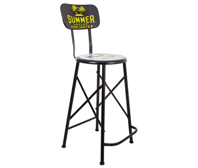 Taburete de metal