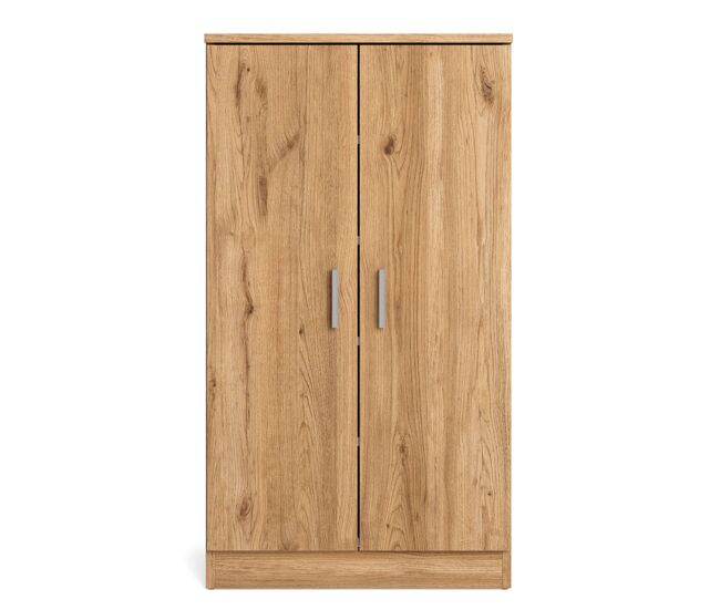 Mueble Recibidor Zapatero Rhin Armario Moderno Color Roble Naturale
