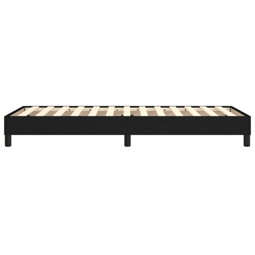 Cama de solteiro - Cama de uma pessoa - Estrutura de cama sem colchão 80x200 cm tecido preto