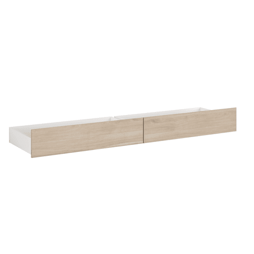 Cama Eik Jovem com 2 Gavetas Inferiores Carvalho Japonês 90x190-200