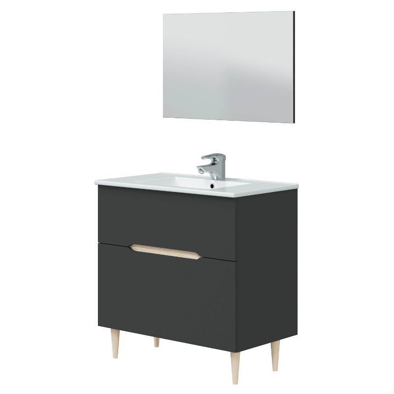 Mueble de Baño con Espejo y Lavabo Lotto