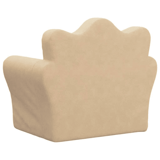 Sofá-cama infantil, Sofá conversível peluche macio creme Sofá-cama infantil, Sofá conversível peluche macio creme
