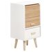 Beliani Mesita de noche NESIKA Beliani Mesita de noche NESIKA Blanco/ Madera