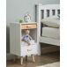 Beliani Mesita de noche NESIKA Beliani Mesita de noche NESIKA Blanco/ Madera