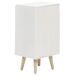 Beliani Mesita de noche NESIKA Beliani Mesita de noche NESIKA Blanco/ Madera