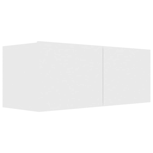 móveis de TV - Armários TV 4 pcs 80x30x30 cm contraplacado branco