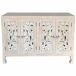 Aparador de madera de 4 puertas Aparador de madera de 4 puertas Blanco