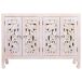 Aparador de madera de 4 puertas Aparador de madera de 4 puertas Blanco