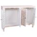 Aparador de madera de 4 puertas Aparador de madera de 4 puertas Blanco