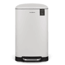 Caixote Cozinha Pedal 30L Les Collectors N°728 | Aço Inoxidável | Design Compacto | Fecho Silencioso | Branco