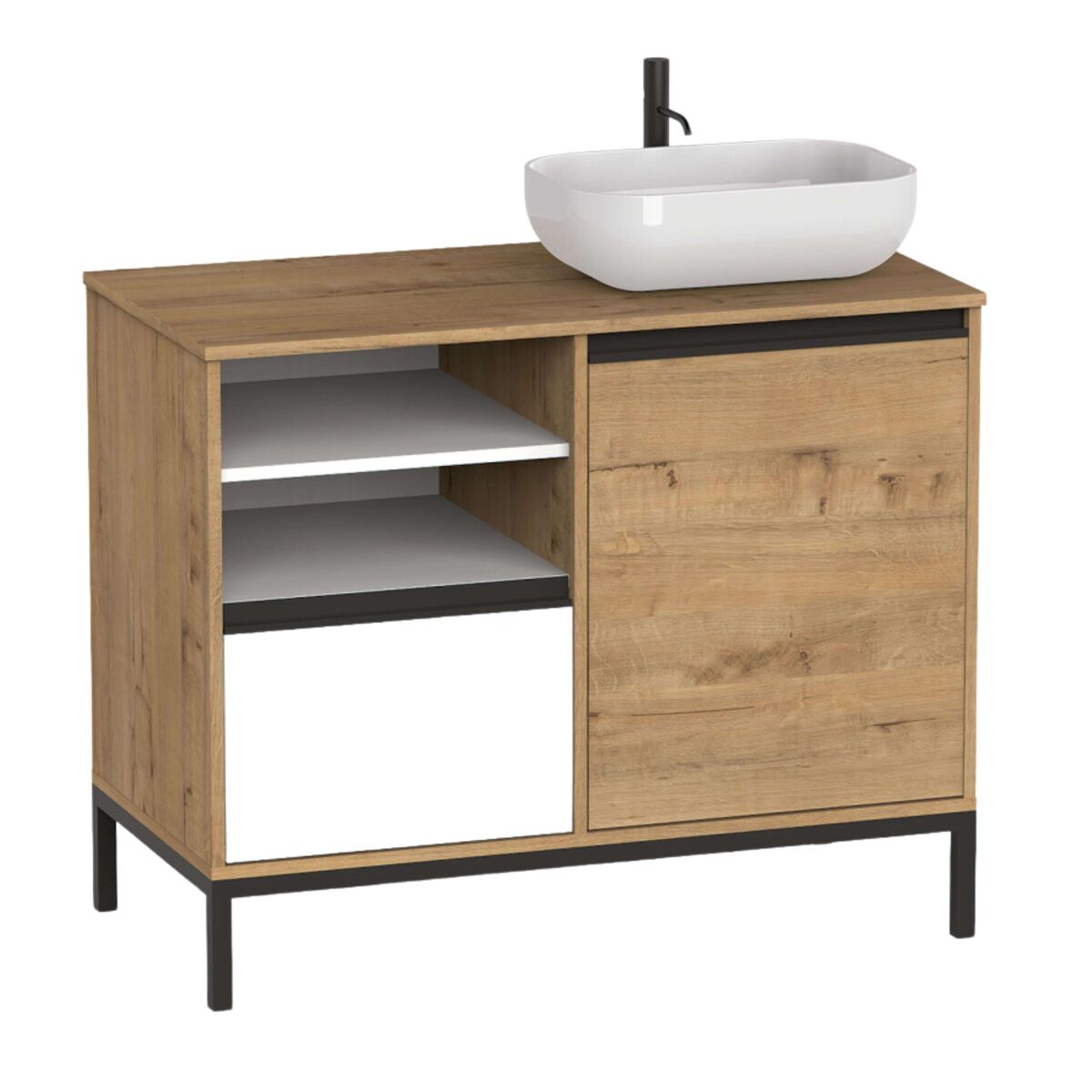 Mueble de Baño con Patas y Lavabo Támesis