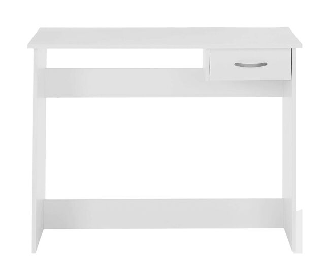Escritorio juvenil dormitorio estudio color blanco 101x77x50 cm